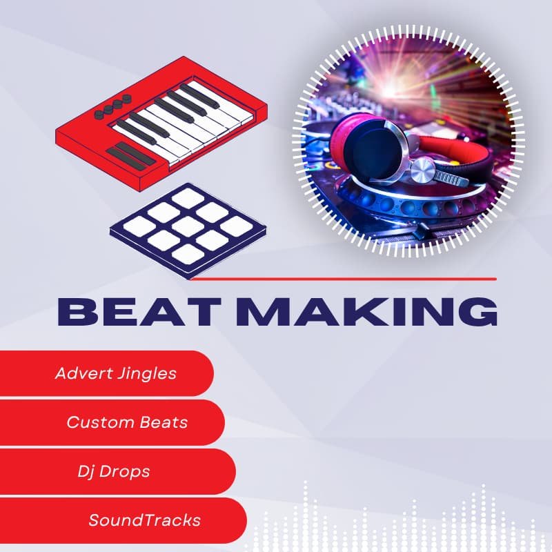 Beat Making  Professional Soundtracks Instrumentals  Beat Design services
